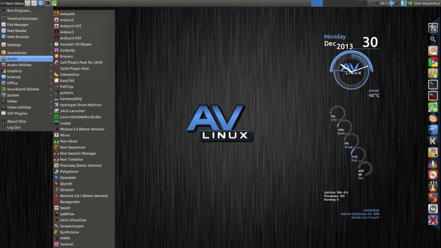 AVLinux bureau